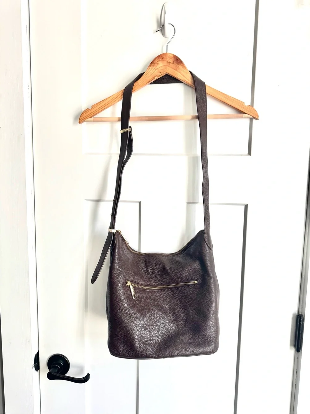 Talbots Brown Leather Hobo Bag